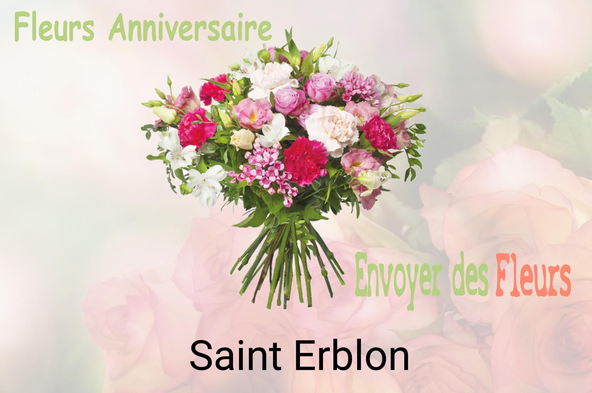 Bouquet de fleurs d’anniversaire livré à Saint-Erblon